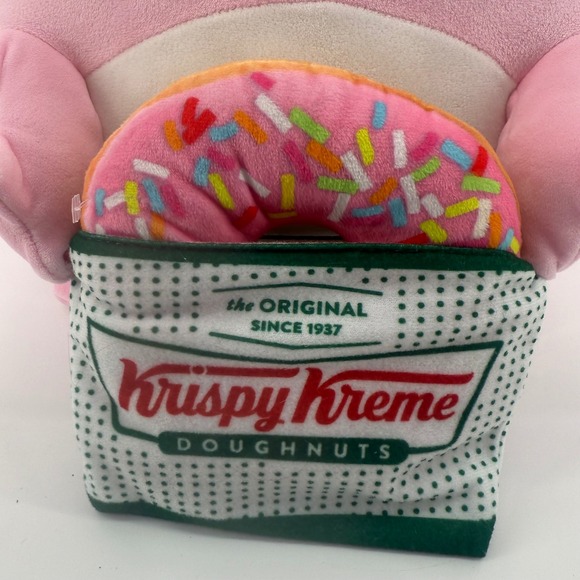 2024 Zuru Snackles 14" Abbie Axolotl Krispie Kreme Plush Pink - Picture 2 of 7